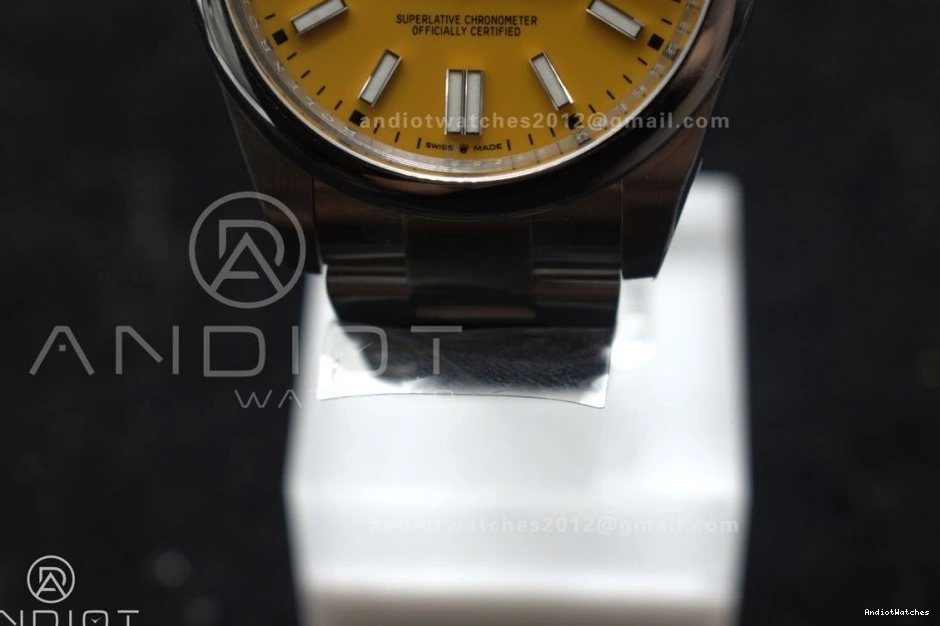 Oyster VR 937 904L Clean Best Edition 124300 1:1 Yellow Steel OnTrend 41mm Dial Perpetual 0417